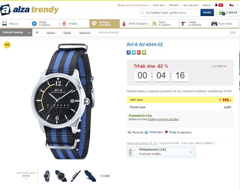 Pánské hodinky AVI-8 AV-4044-02