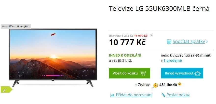 Ultra HD Smart TV, HDR, 139cm, LG