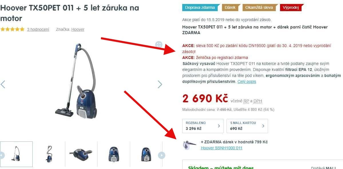 Vysavač Hoover