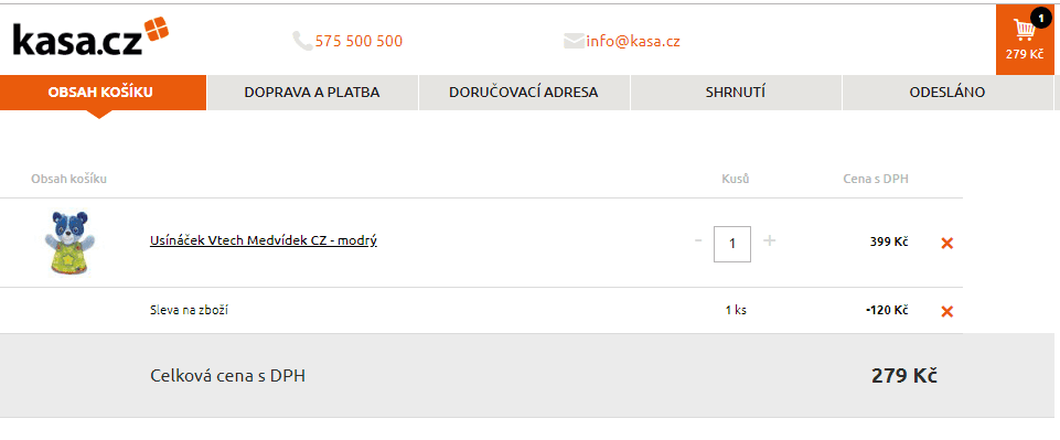 Usínáček Vtech Medvídek CZ