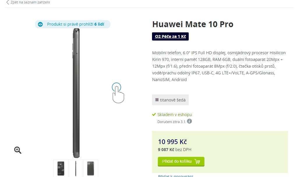 Huawei, 8x 2,36GHz, 6GB RAM, 6", LTE, NFC