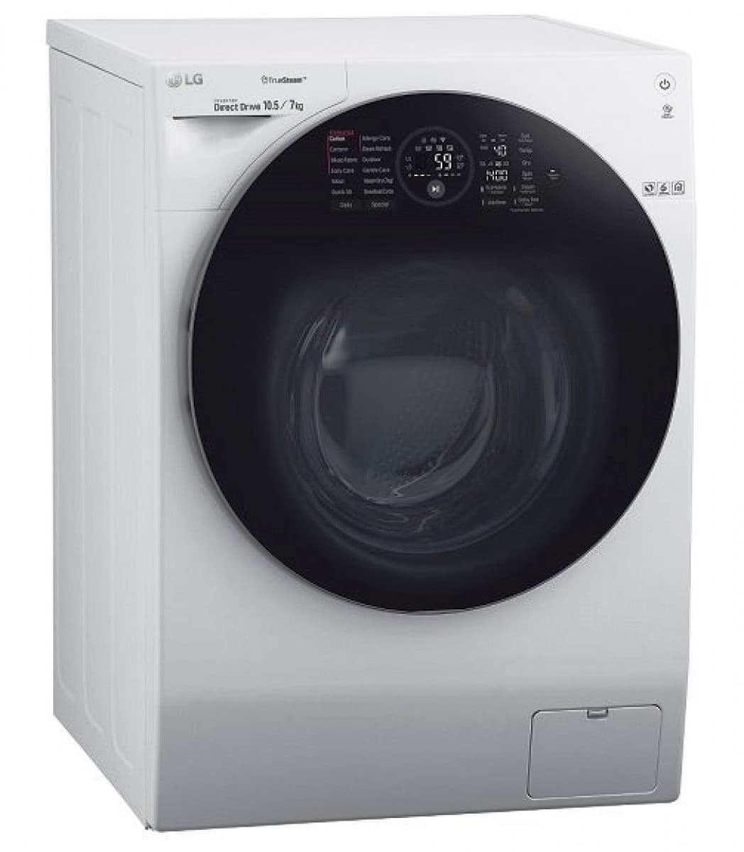 Pračka se sušičkou LG, 10,5/7 kg, pára, Twin