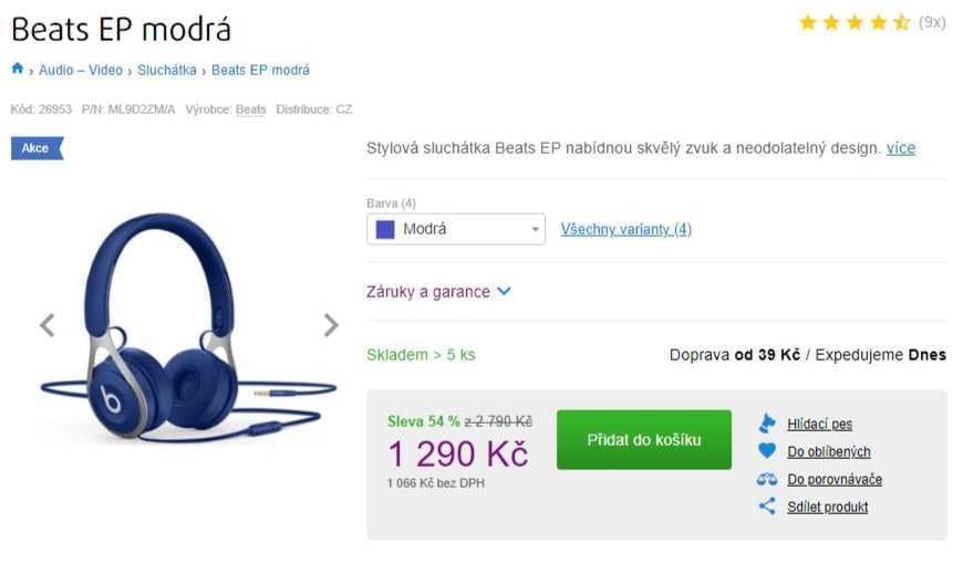  sluchátka Apple Beats Dr. Dre