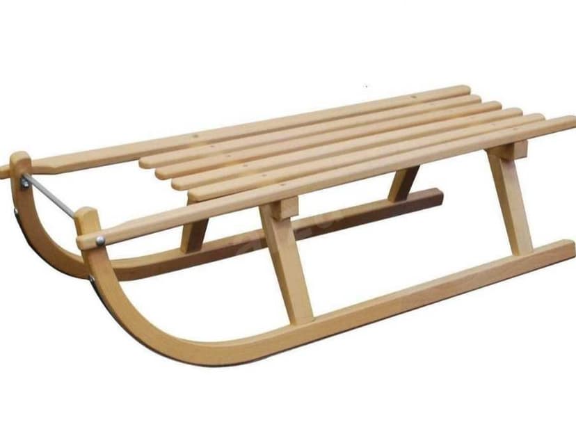 Dřevěné sáňky Sulov Davos, 100 cm