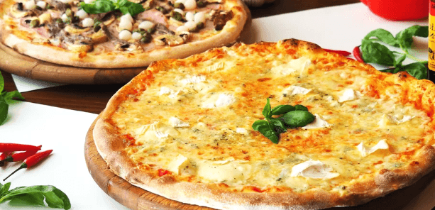 1× pizza o průměru 32 cm 