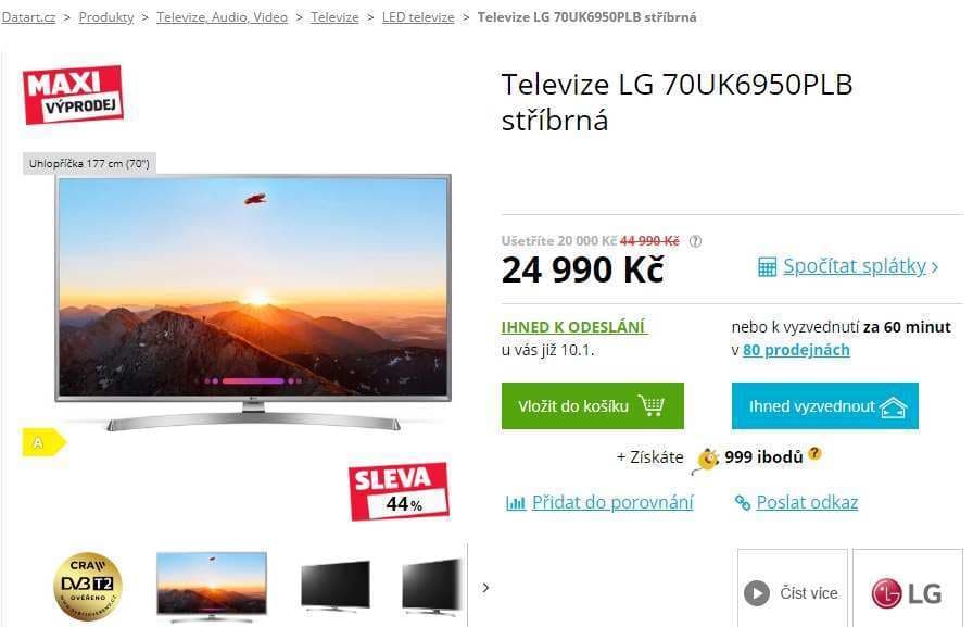 Ultra HD Smart TV, HDR, 177cm, LG