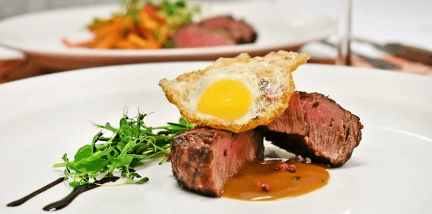 5chodové menu s variací steaků pro dva