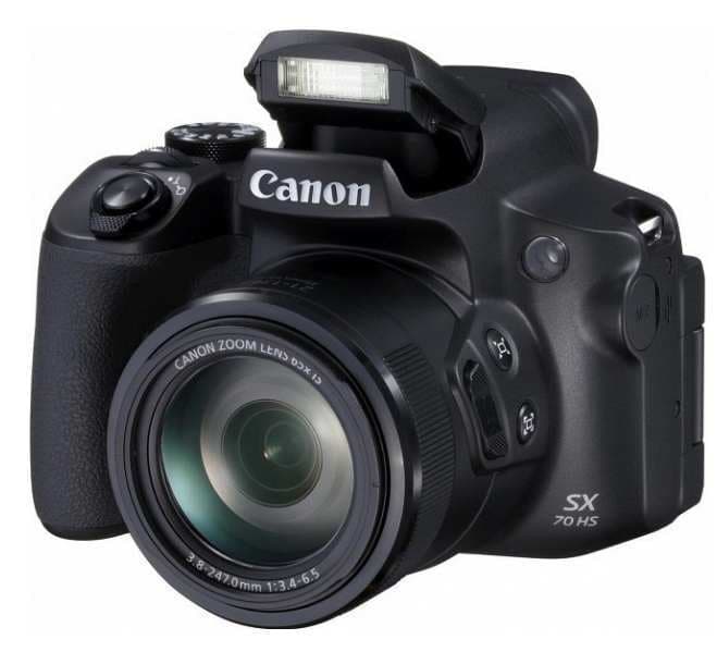 Canon SX70, 20,3MPx, 65x zoom, BT, Wifi
