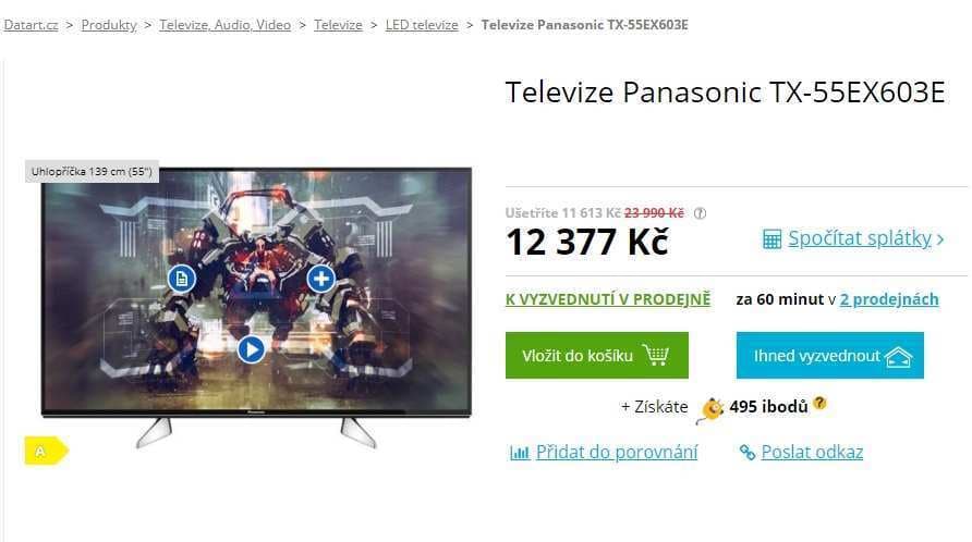 Ultra HD Smart TV, HDR, 139cm, Panasonic