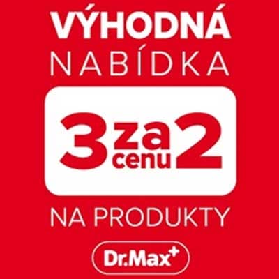 2+1 zdarma na produkty Dr.Max