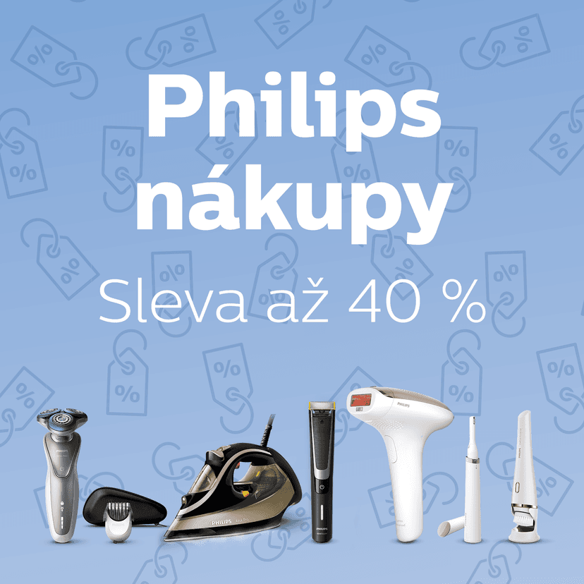 Philips nákupy slevy až -40%