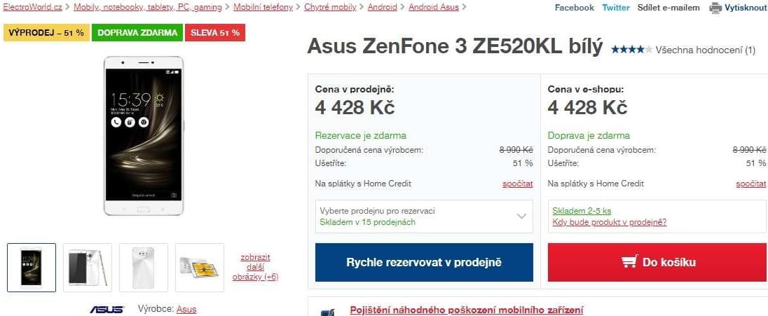 Asus, 8x 2GHz, 4GB RAM, 5,2"