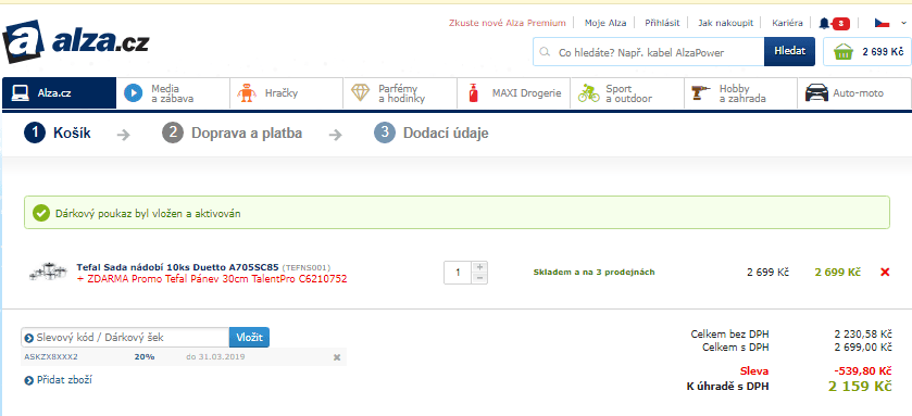 Sada nádobí Tefal Duetto 10 ks