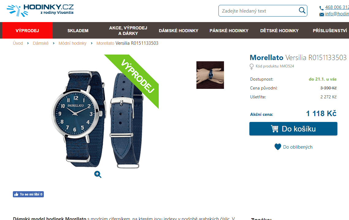 Dámské hodinky Morellato Versilia