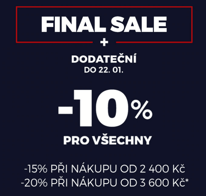 Sizeer.cz - extra sleva až 20% na Výprodej 