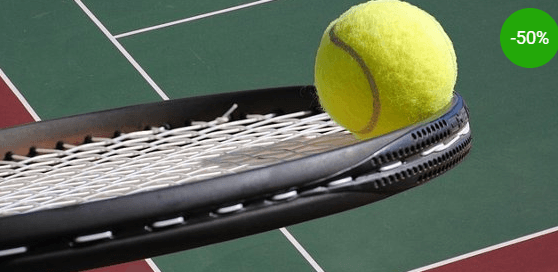 Hodina tenisu v hale 