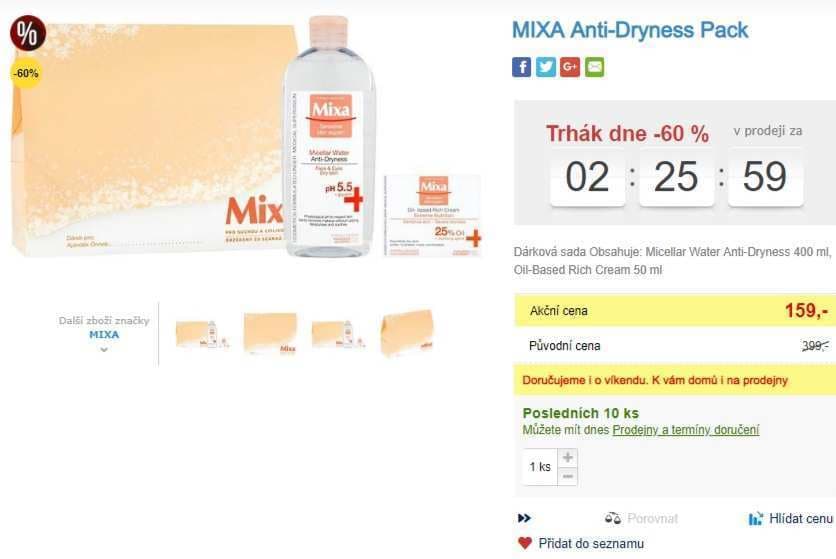 Dárková sada MIXA Anti-Dryness Pack