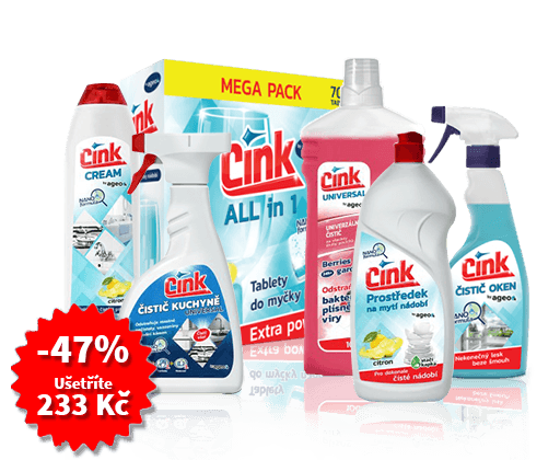 Balík 6 produktů značky CINK