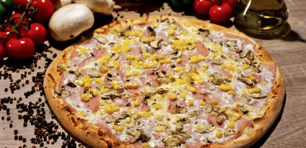 1× pizza o průměru 32 cm
