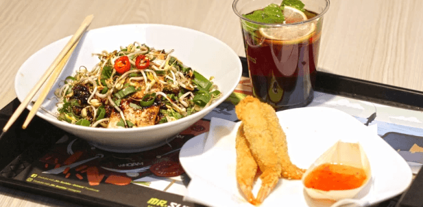 Japonsko-thajské menu