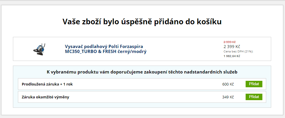 Multicyklónový vysavač Polti Forzaspira MC350