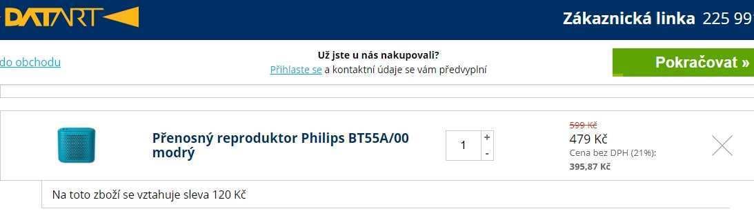 Bezdrátový reproduktor Philips