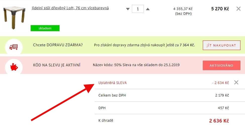 Sleva 50% na vše skladem