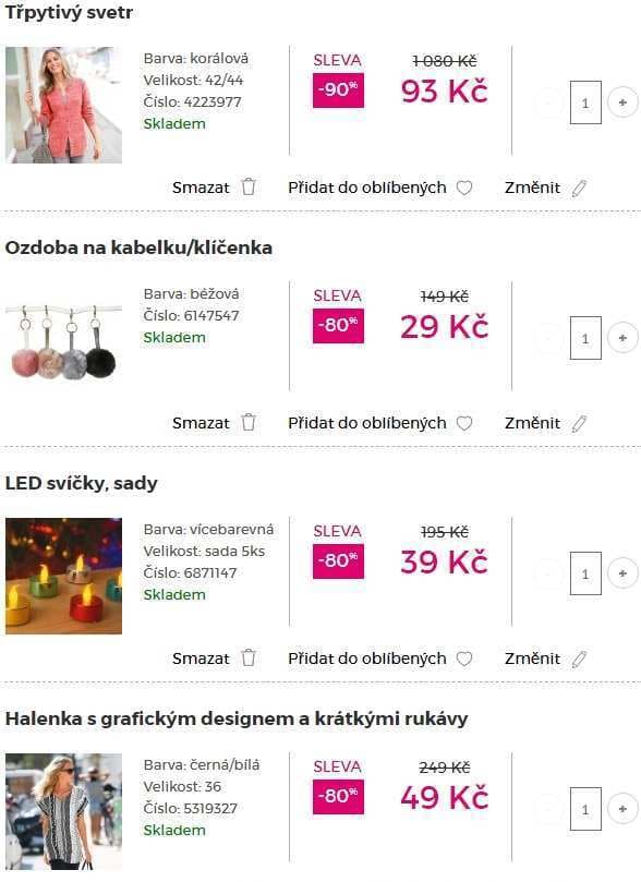 Dámský svetr za 93 korun