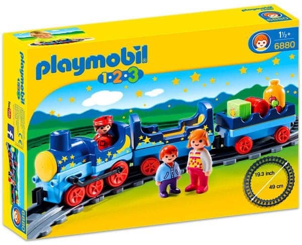 Stavebnice Playmobil Můj první vláček s kolejemi