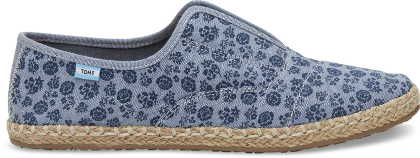 Dámské Slip-on TOMS Navy Ditsy Floral Palmera
