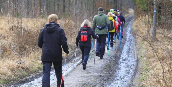 60minutový workshop severské chůze Nording Walking