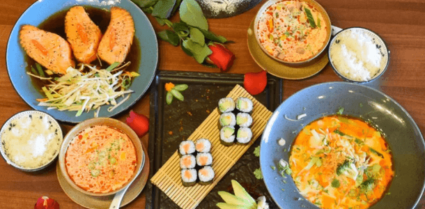 Vietnamsko-thajské menu pro 2 osoby