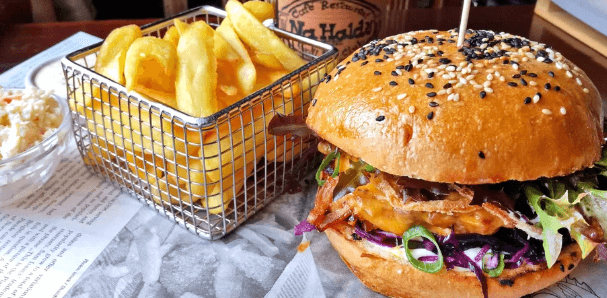 Burgerové menu pro 2 osoby