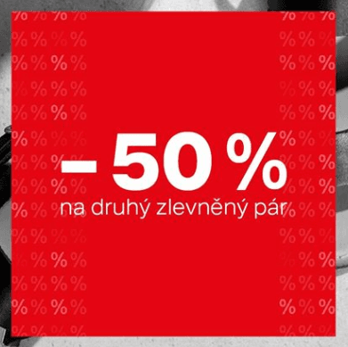 DEICHMANN - sleva 50% na druhý produkt