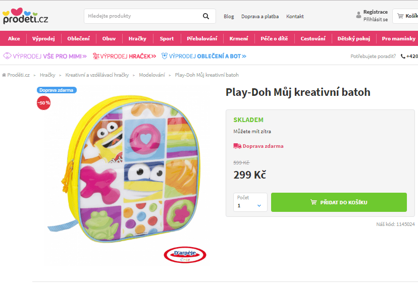 Můj kreativní batoh Play-Doh