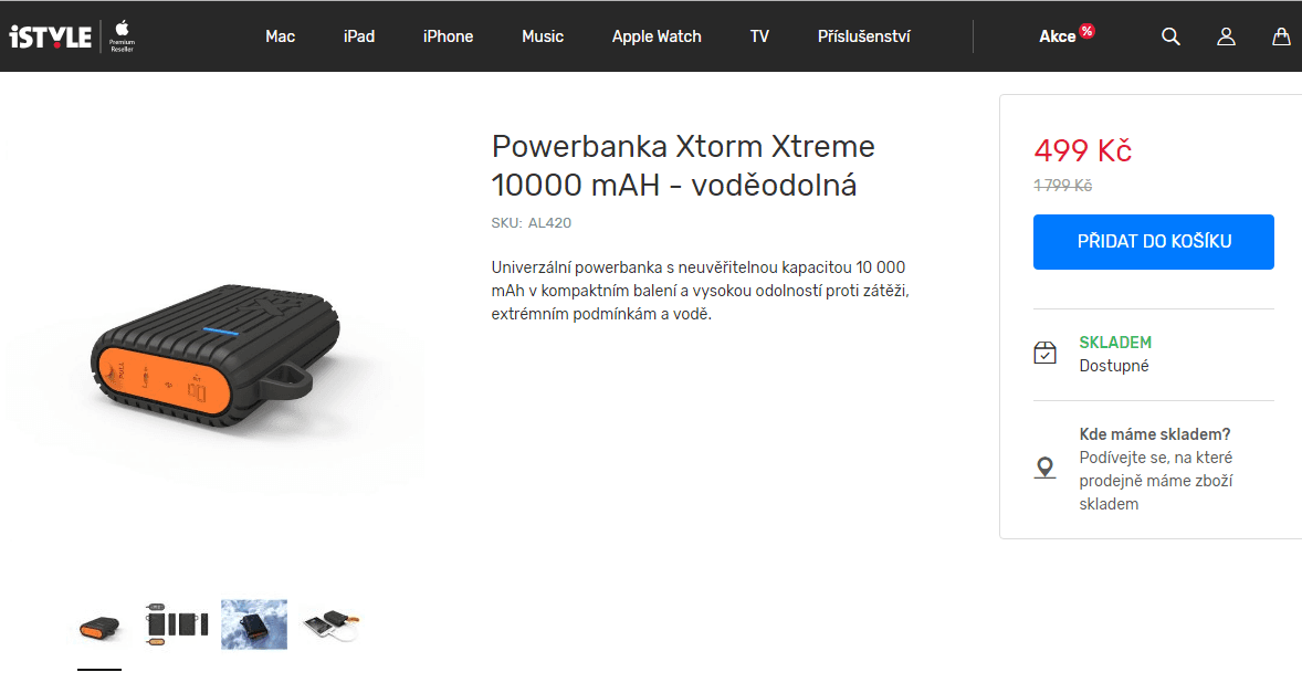 Powerbanka Xtorm Xtreme 9000 mAH