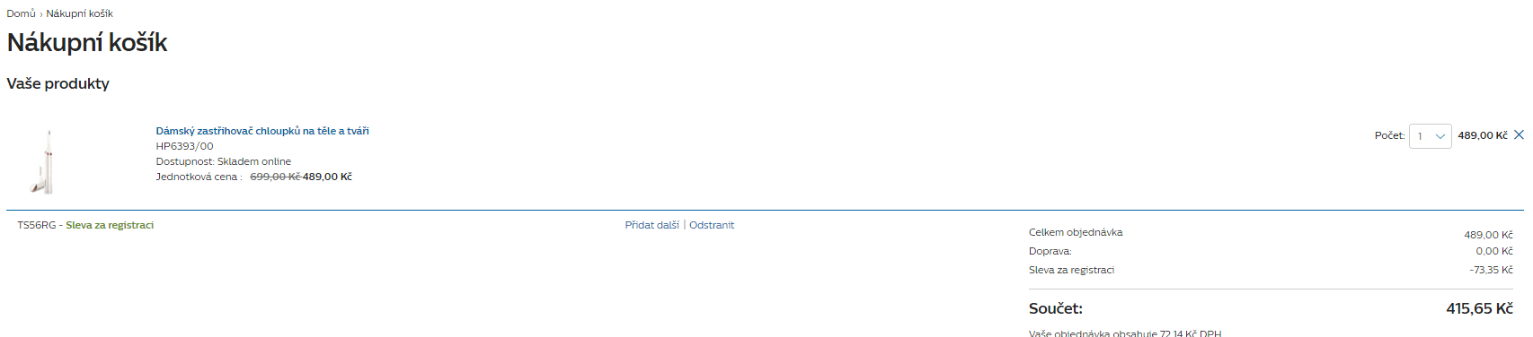 Kombinovaný zastřihovač pro dámy Philips