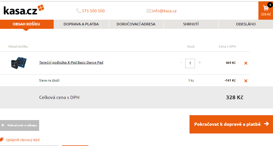 Taneční podložka X-Pad basic Dance Pad