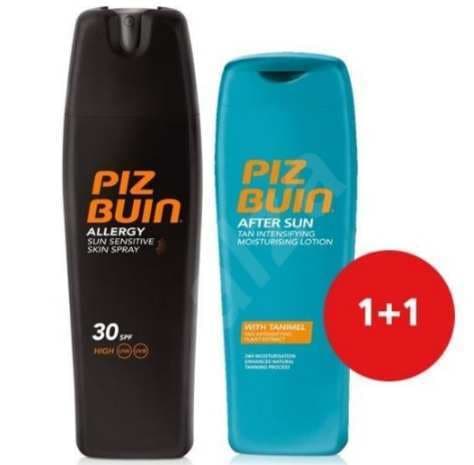 Opalovací krém a mléko Piz Buin, 2x 200 ml