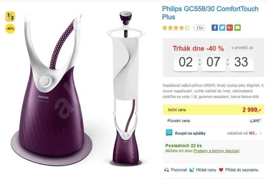 Žehlící systém Philips ComfortTouch Plus