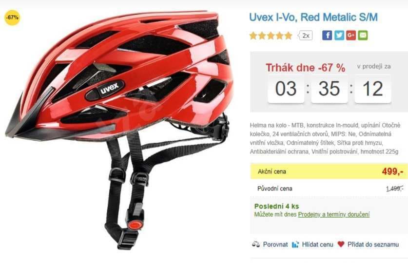 Cyklo helma Uvex I-Vo, Red Metalic S/M
