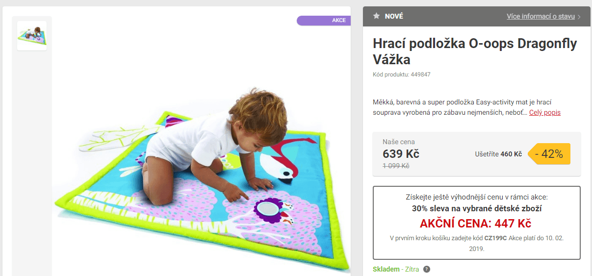 Hrací podložka O-oops Dragonfly Vážka