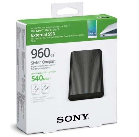 Externí SSD disk SONY, 960 GB 