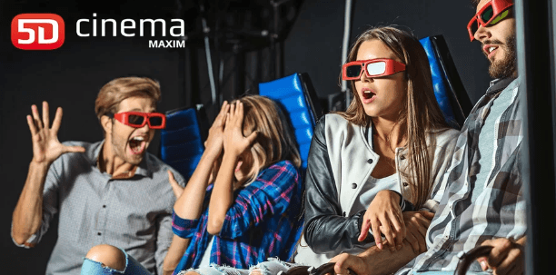 Lístek na libovolný film v 5D Cinema MAXIM