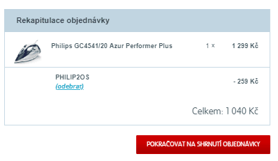 Žehlička Philips GC4541/20
