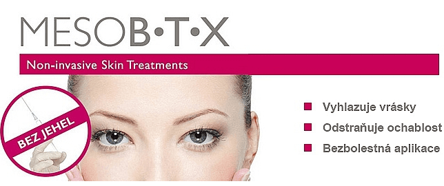Čištění a omlazení pleti přístrojem Mesobotox