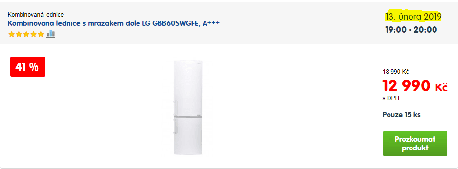 Kombinovaná lednice LG, A+++, Total No Frost