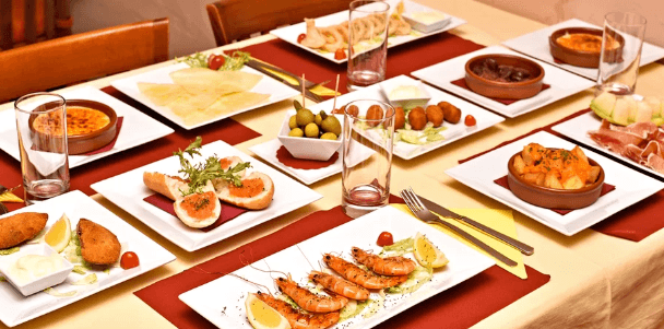 Degustační tapas menu pro 2 gurmány