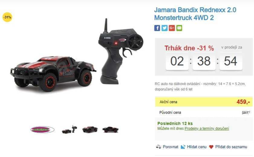Auto na dálkové ovládání Jamara