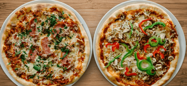 2× pizza o průměru 32 cm podle výběru
